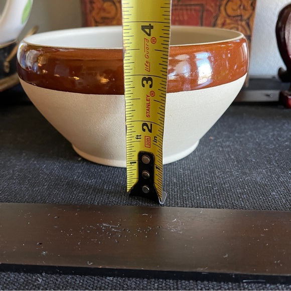 Vintage Grespots Digoin Stoneware Bowl - Picture 7 of 7